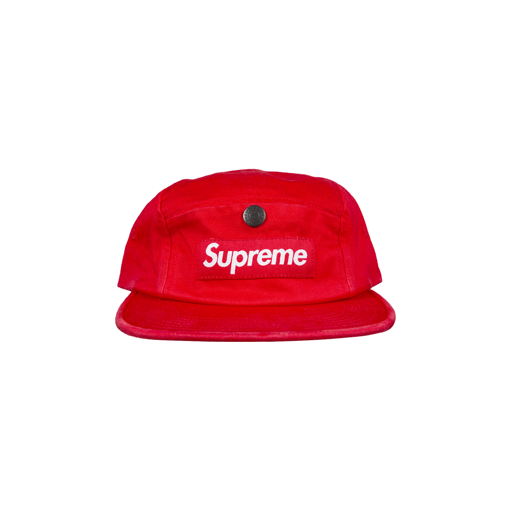 Buy Supreme Snap Button Pocket Camp Cap 'Red' - FW18H98 RED | GOAT