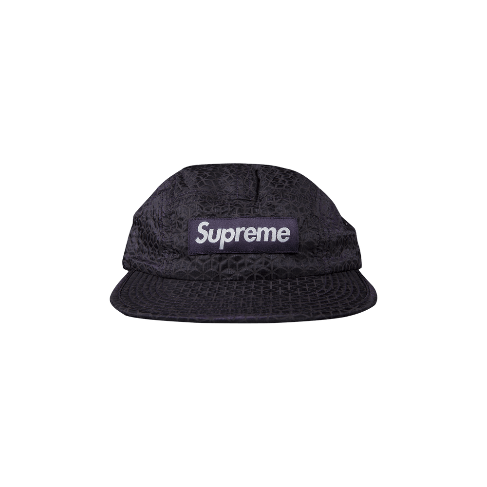 Buy Supreme Geometric Ripstop Camp Cap 'Purple' - SS19H62 PURPLE