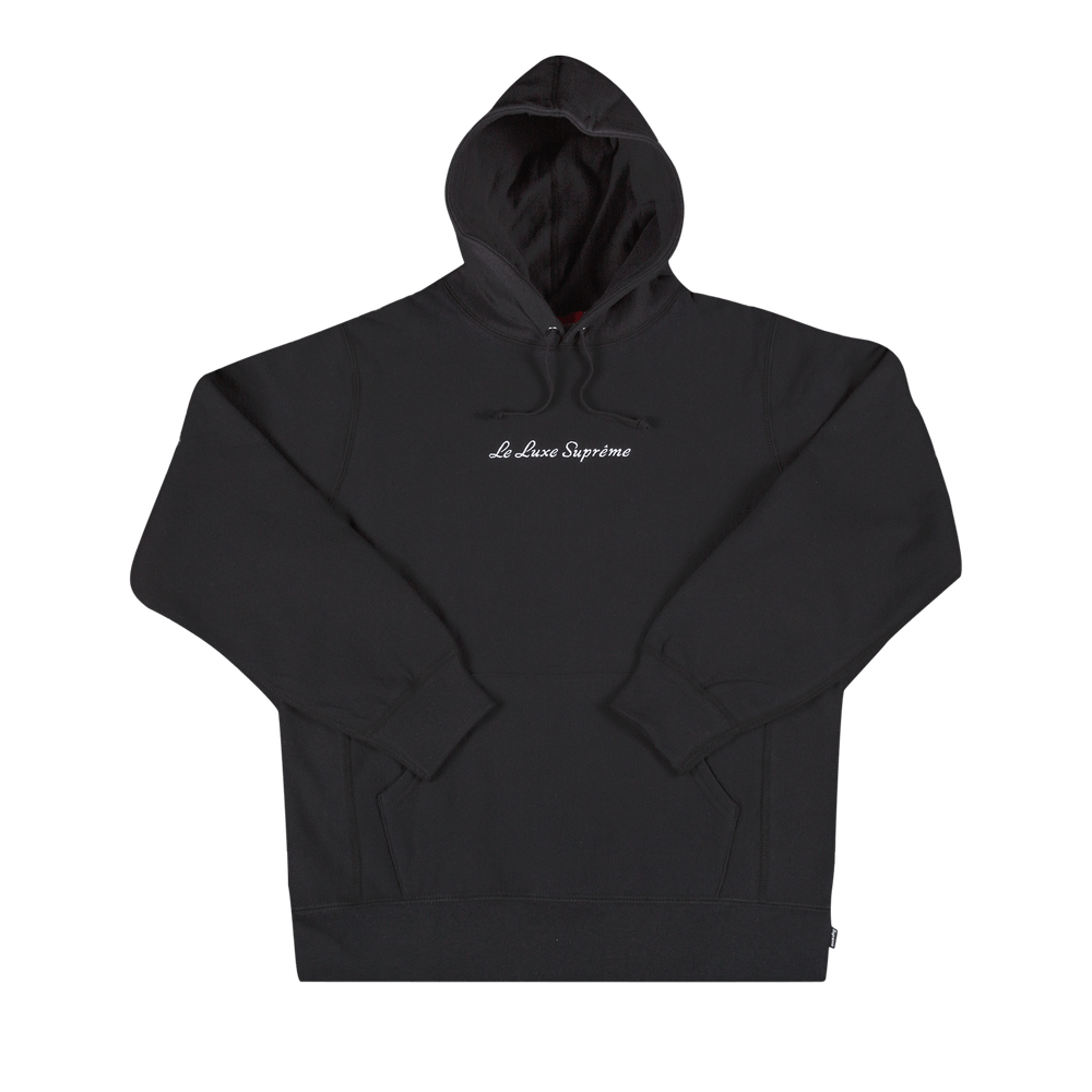 Buy Supreme Le Luxe Hooded Sweatshirt 'Black' - SS19SW61