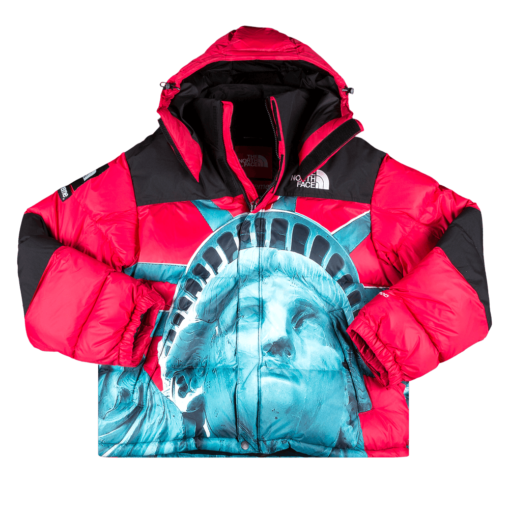 Supreme x The North Face Statue Of Liberty Baltoro Jacket 'Red' | GOAT
