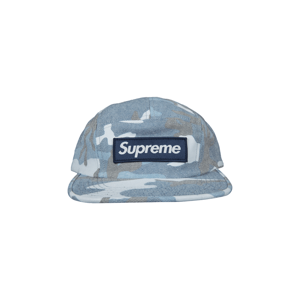 Supreme washed out hot sale camo camp cap