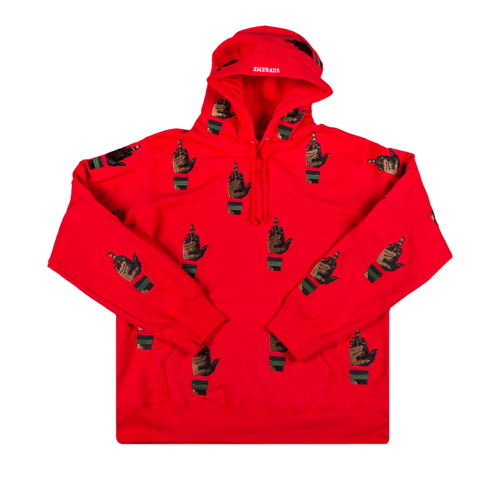 Buy Supreme Dead Prez RBG Embroidered Hooded Sweatshirt 'Red