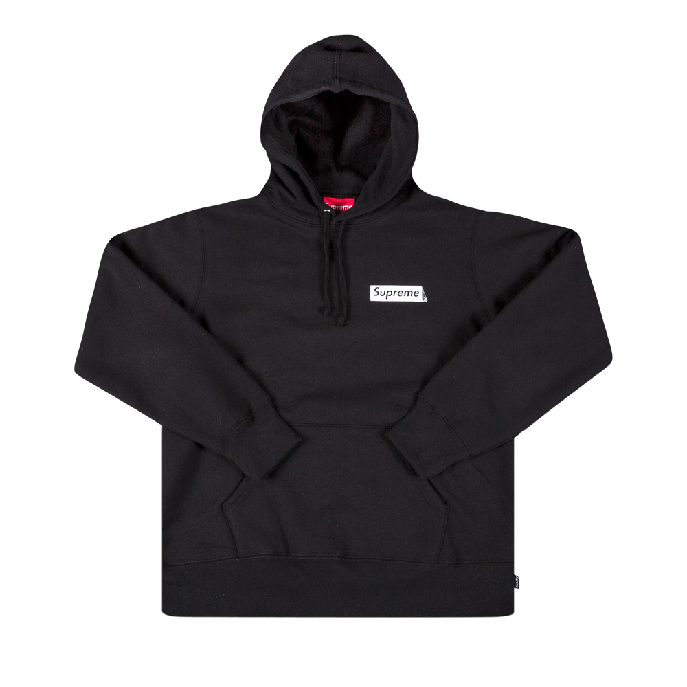 Supreme Stop Crying Hooded BLACK