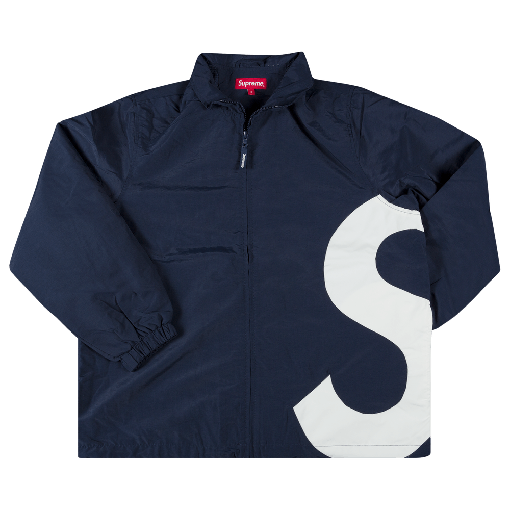 Buy Supreme S Logo Track Jacket 'Navy' - SS19J85 NAVY | GOAT