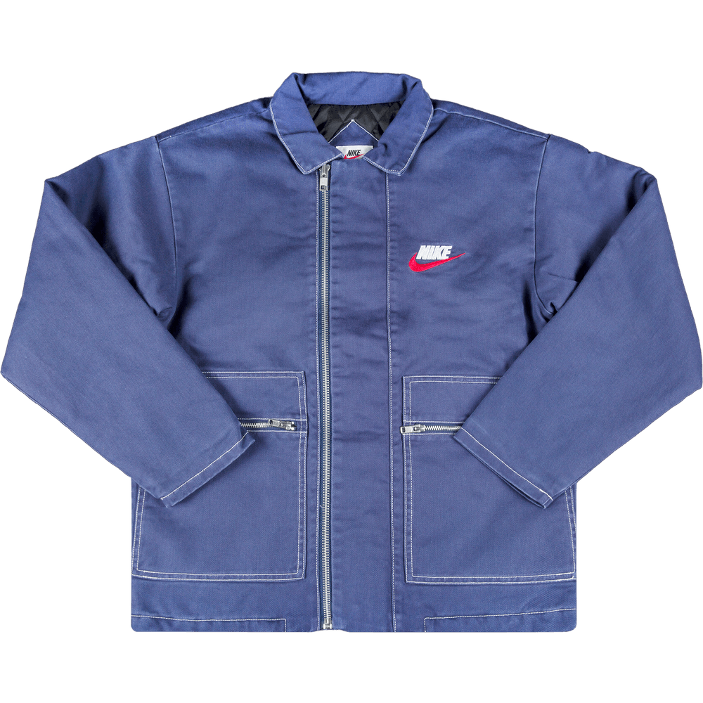 Supreme x Nike Double Zip Quilted Work Jacket 'Navy'