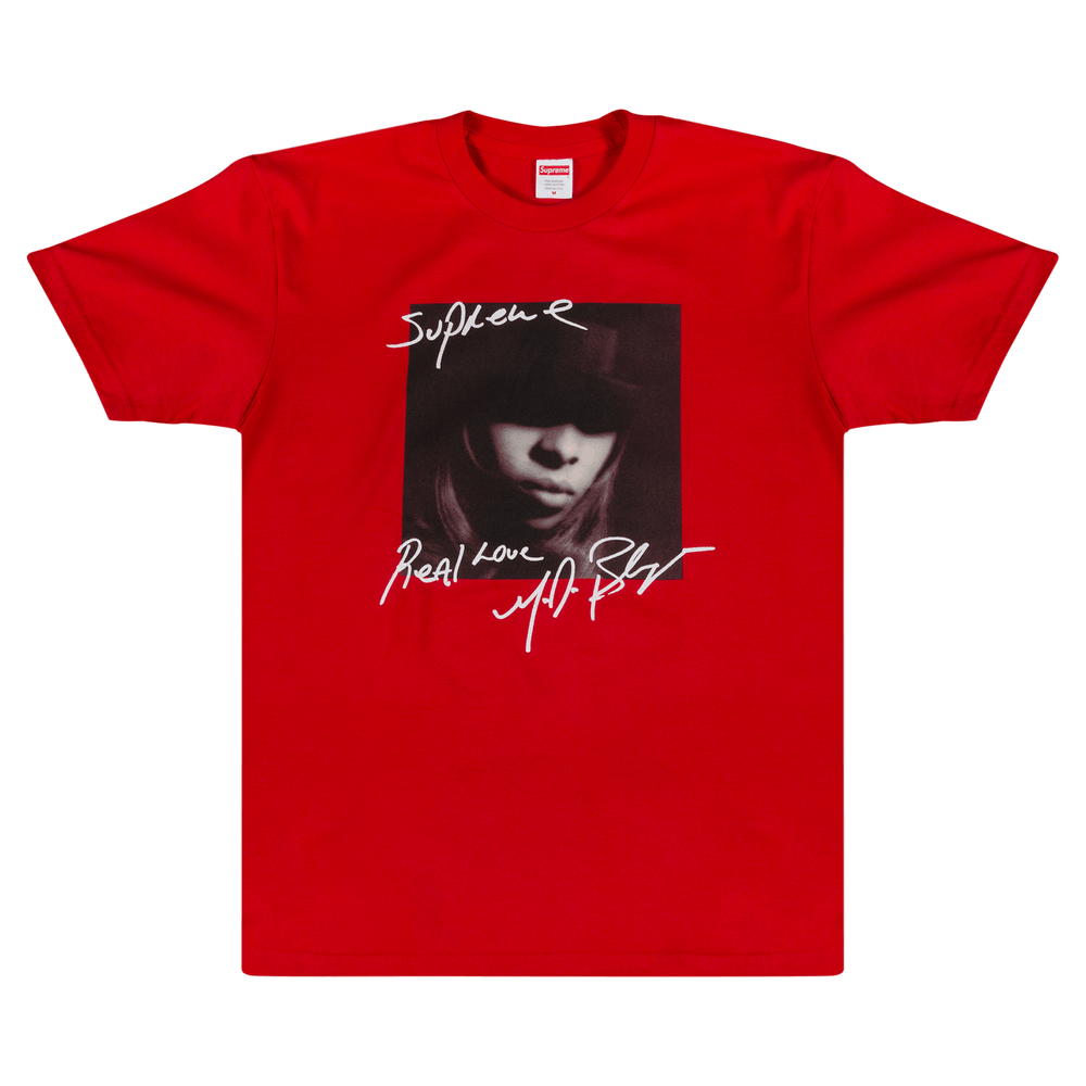Buy Supreme Mary J. Blige T-Shirt 'Red' - FW19T23 RED | GOAT