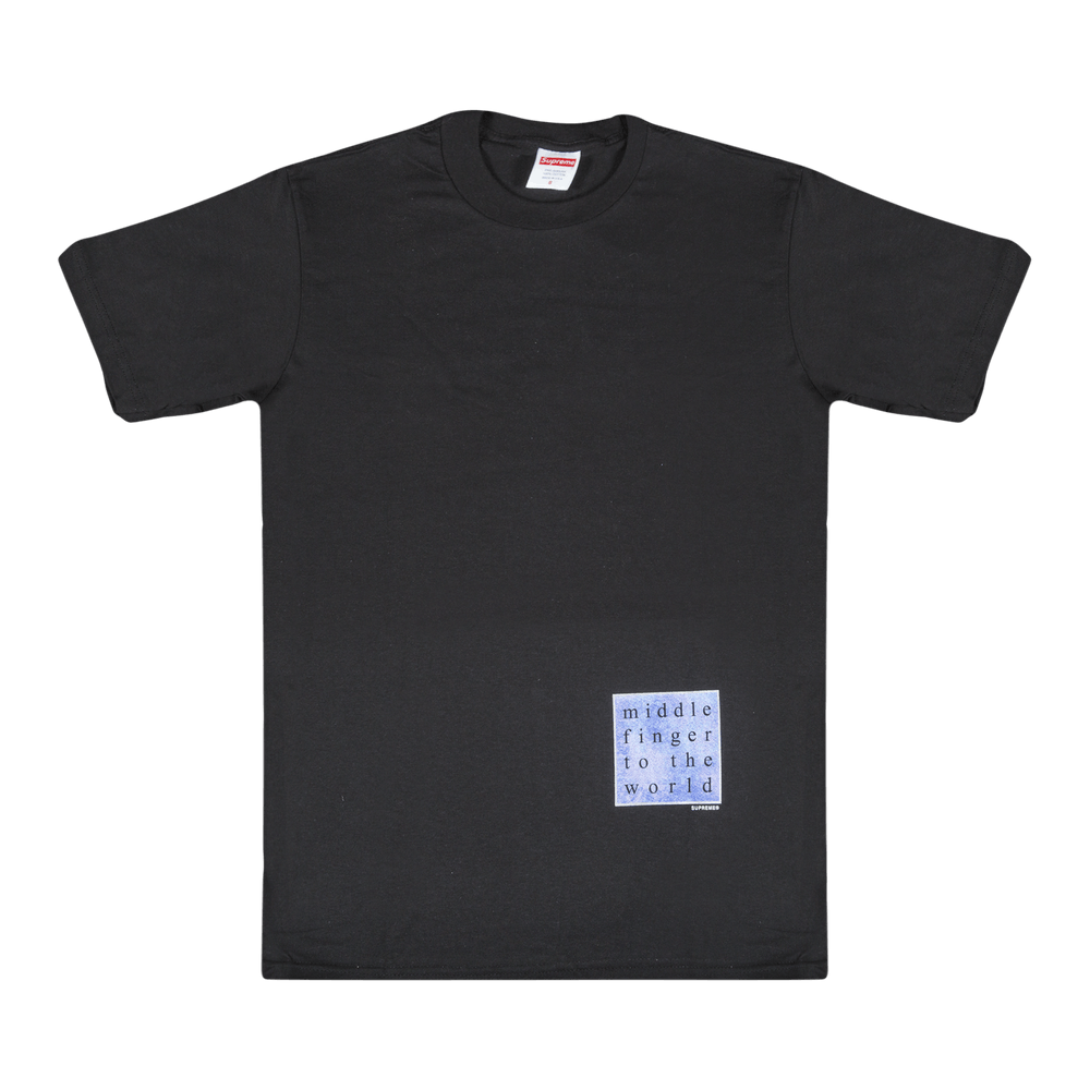 Supreme middle finger to the hot sale world