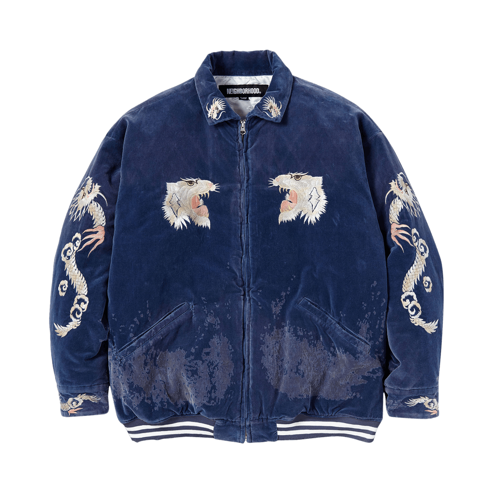 Buy Neighborhood Savage Souvenir Jacket 'Blue' - 222YTNH JKM04