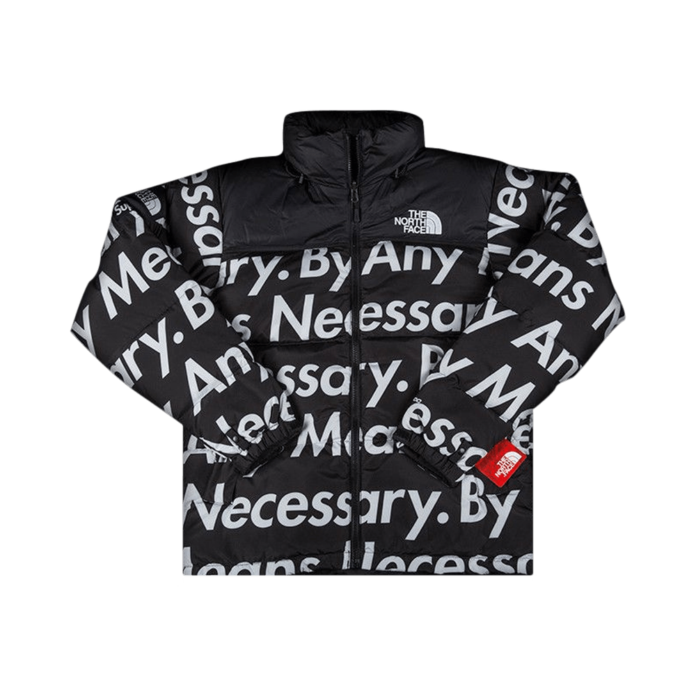 Supreme x The North Face By Any Means Nuptse Jacket 'Black' | GOAT