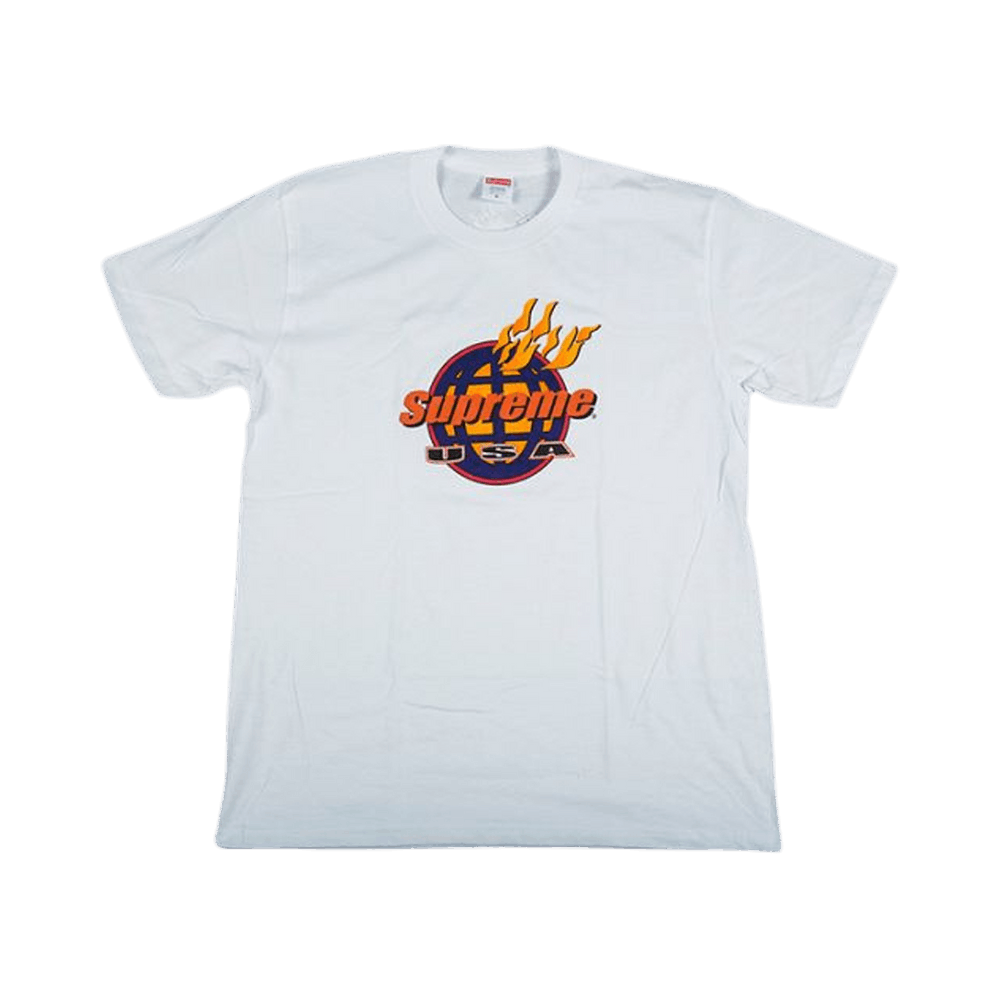 Supreme fire tee sale