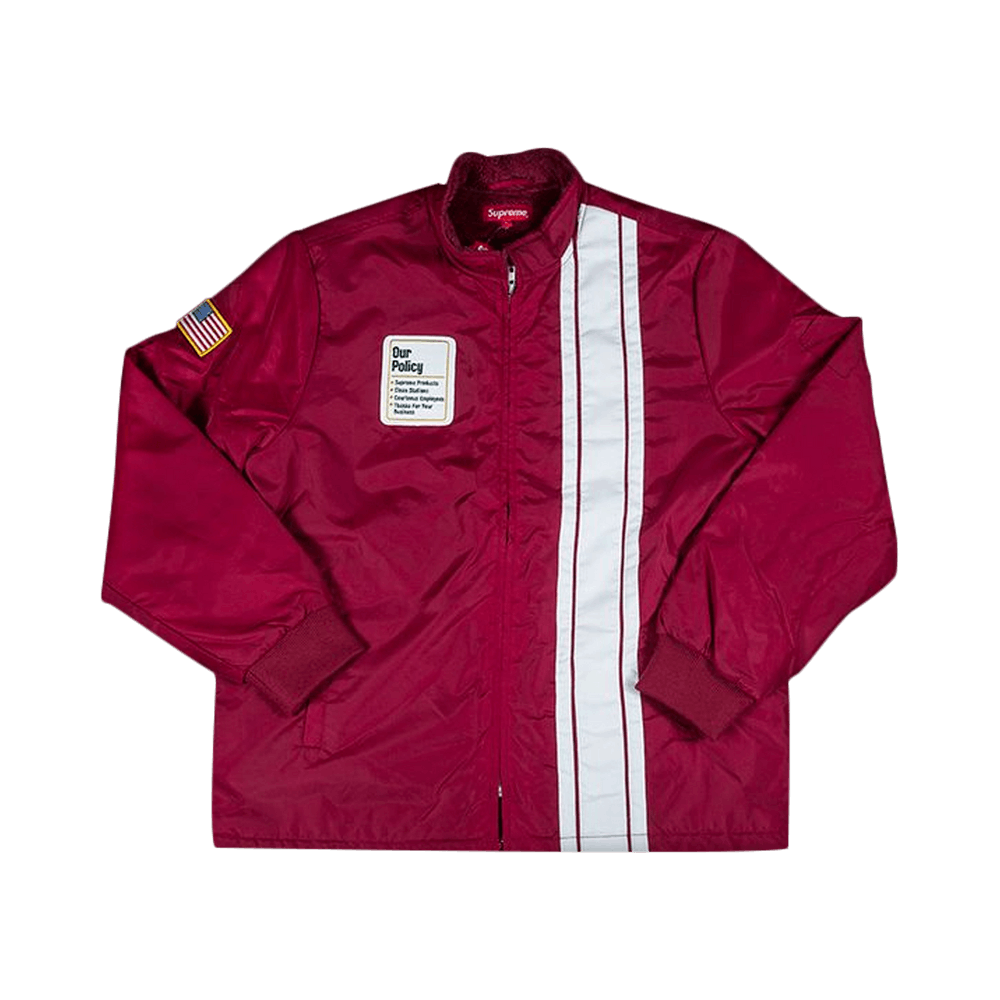 Buy Supreme Pit Crew Jacket 'Maroon' - FW17J31 MAROON | GOAT