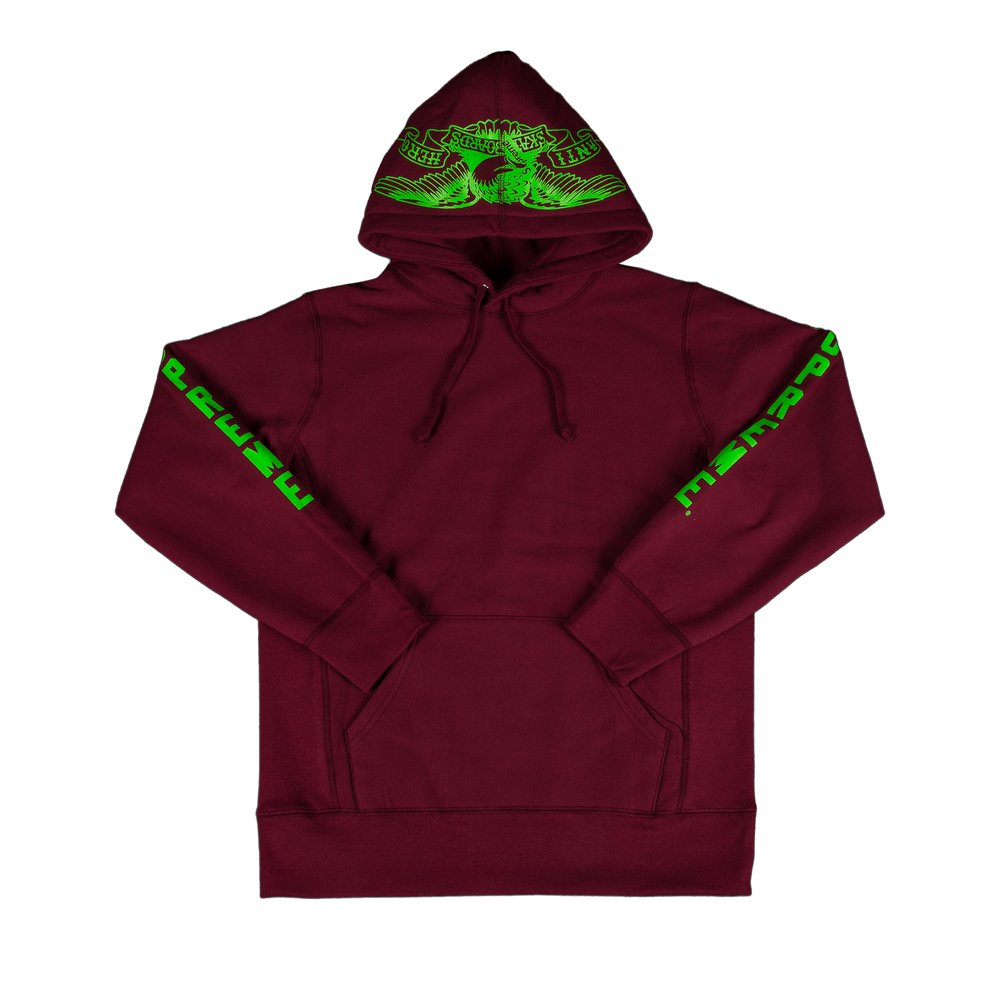 Buy Supreme Anti Hero Hooded Sweatshirt 'Burgundy' - SS16SW54