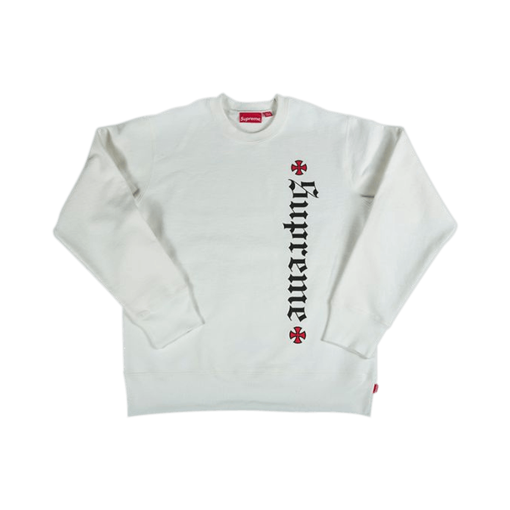 Supreme x Independent Fuck The Rest Crewneck 'White' | GOAT