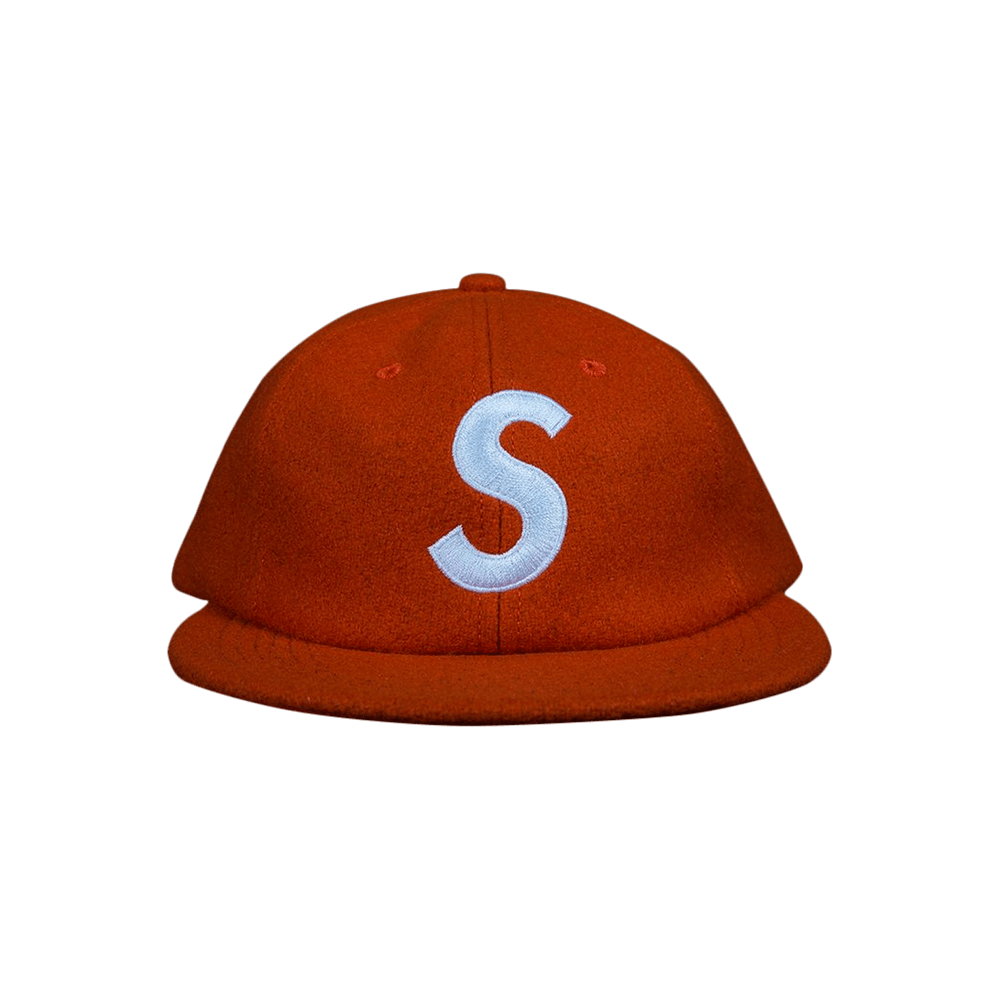 Buy Supreme Wool S-Logo 6-Panel 'Orange' - FW17H28 ORANGE