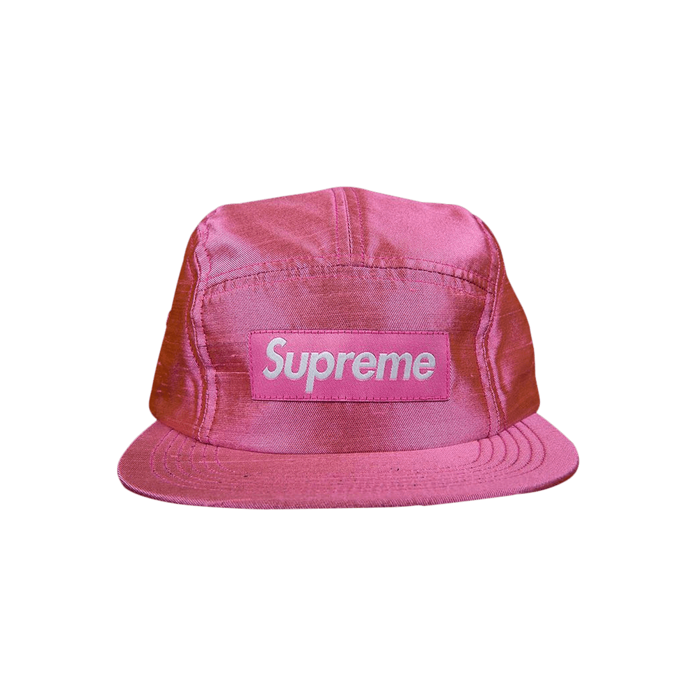 Supreme raw silk camp cap clearance