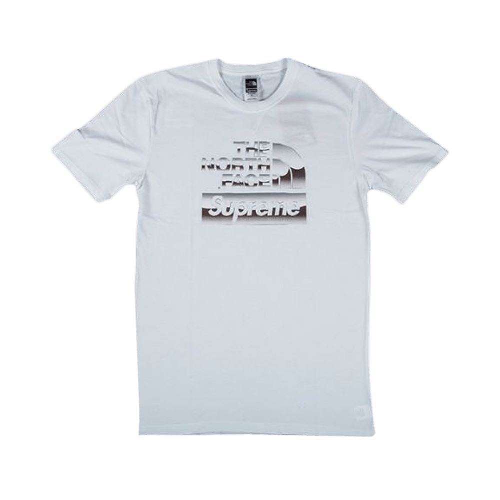 Supreme x The North Face Metallic Logo T-Shirt 'White'