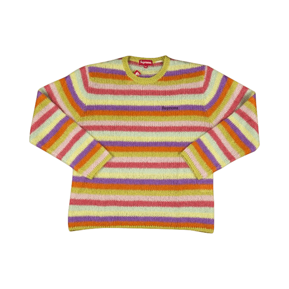 Supreme Striped Mohair Sweater 'Multi'
