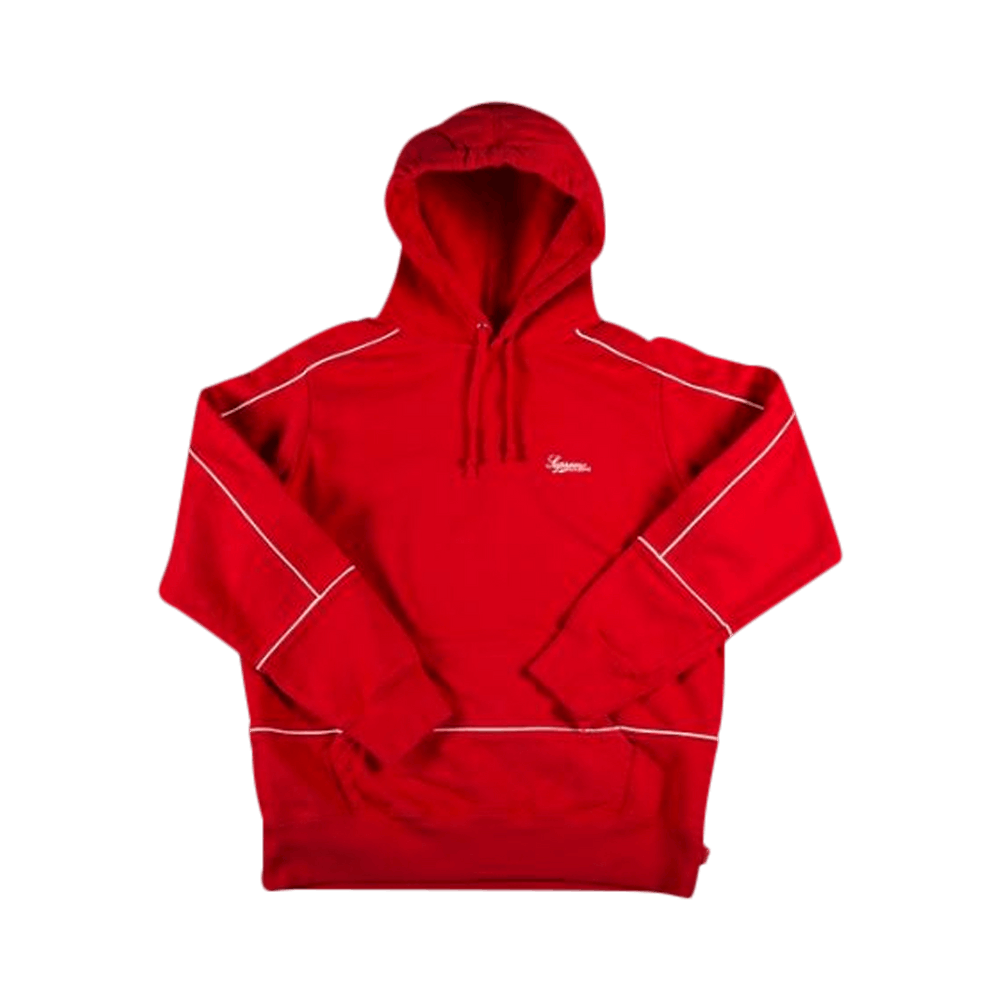 Supreme piping hoodie top