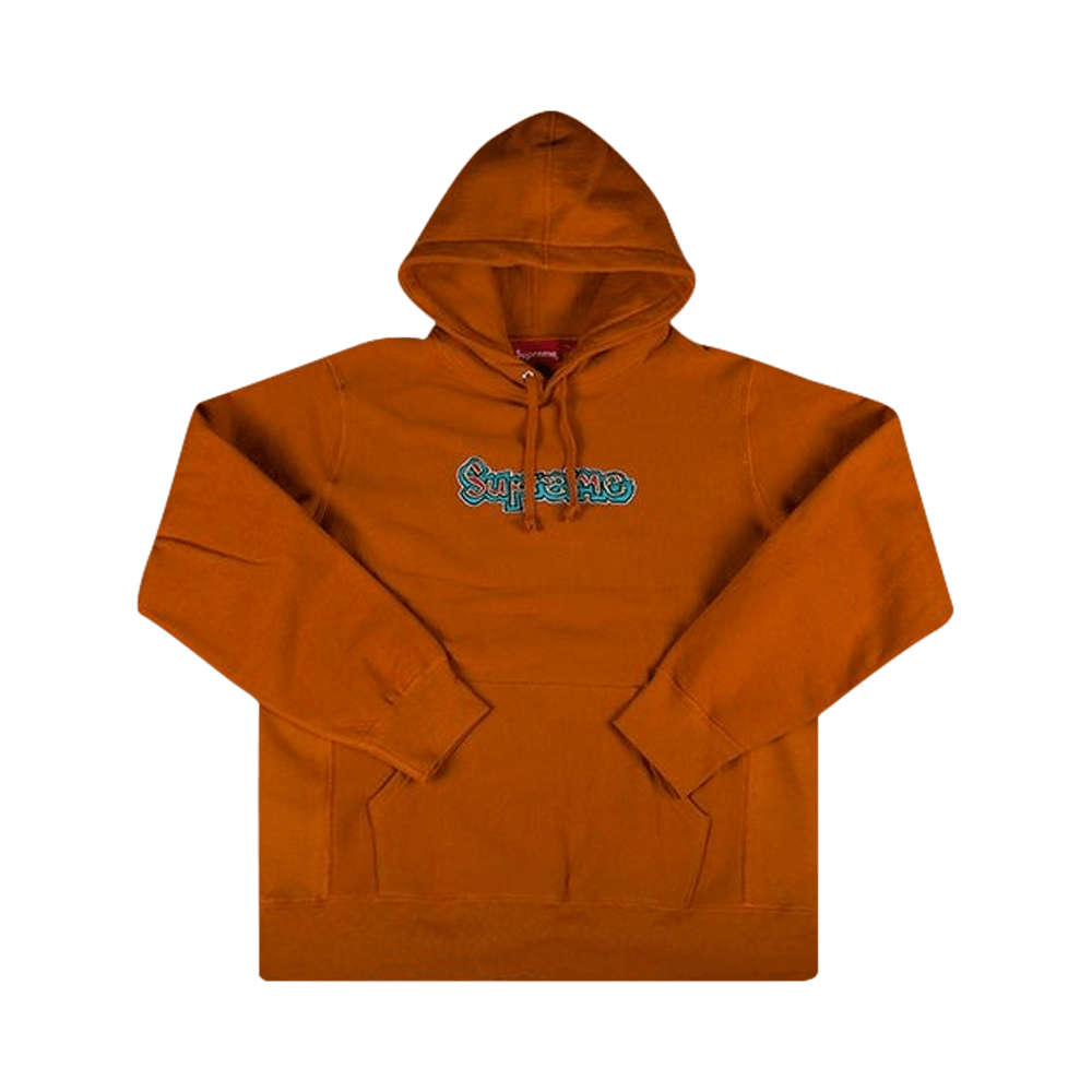 Buy Supreme Gonz Logo Hooded Sweatshirt 'Brown' - SS18SW18