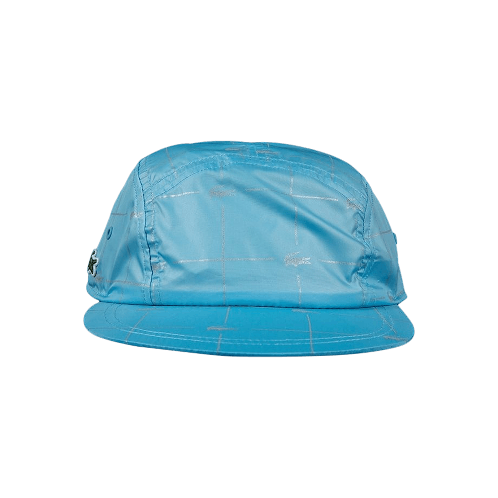 Buy Supreme x Lacoste Reflective Grid Nylon Camp Cap 'Blue