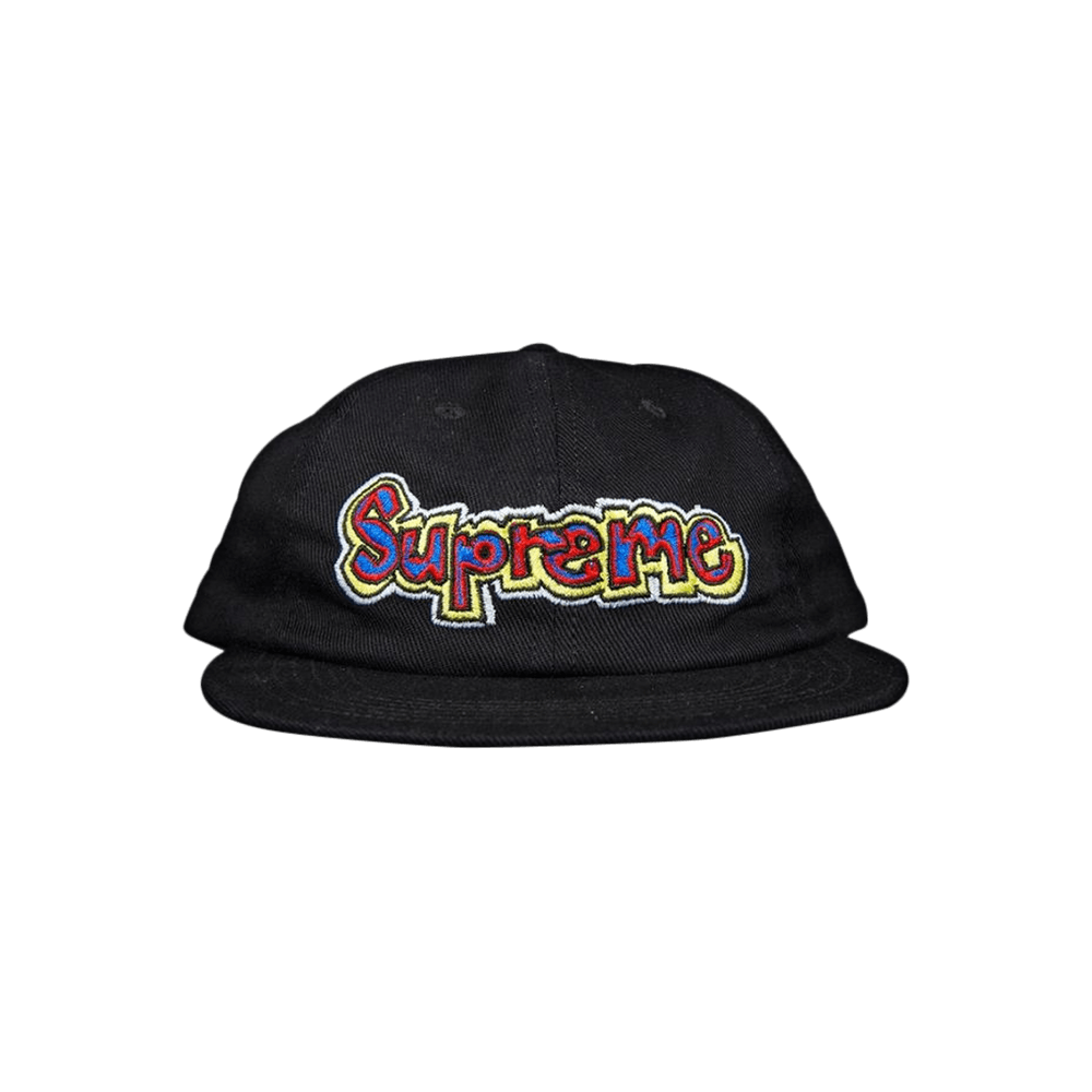 Supreme Gonz Logo 6-Panel Cap Black Orange Red Olive S/S 18