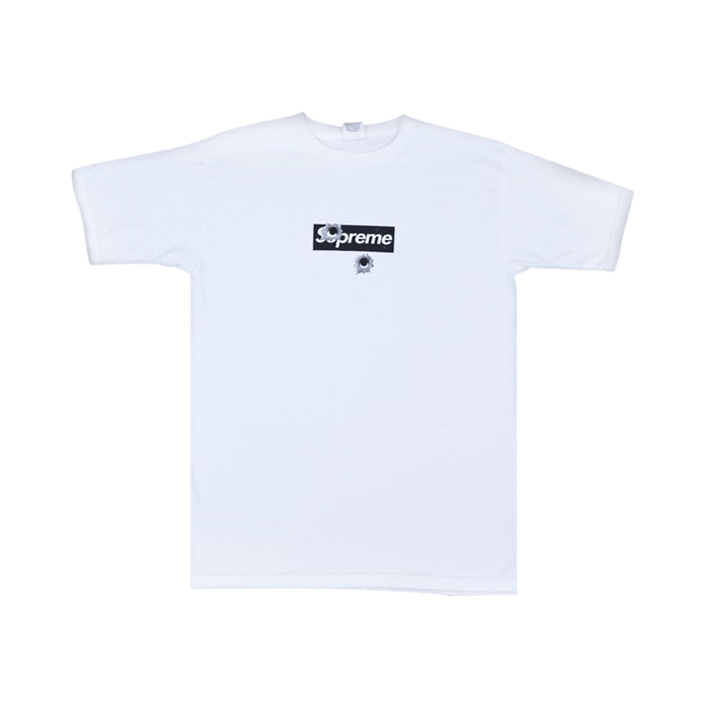 Box logo t-shirt Supreme White size S International in Cotton - 21096014