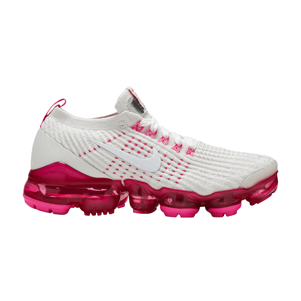 pink and white vapormax flyknit