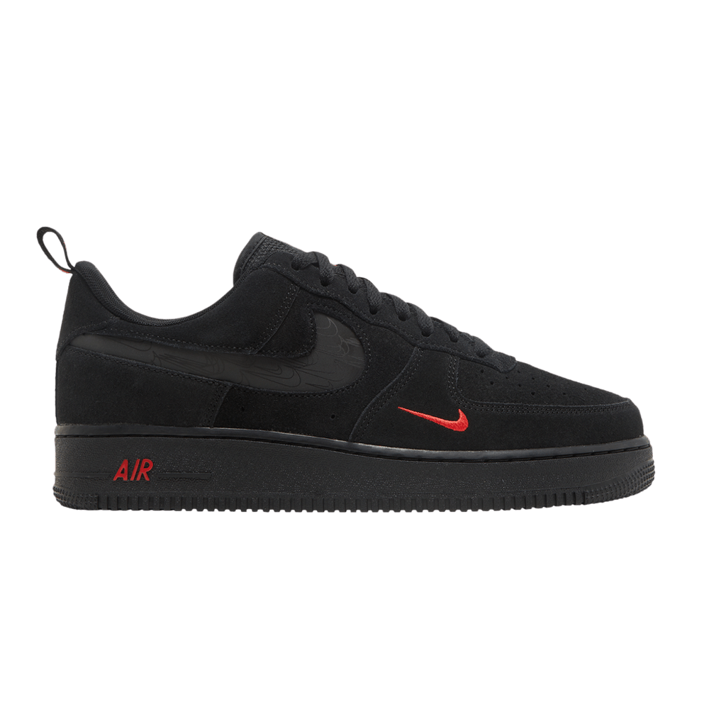 men's nike air force 1 '07 lv8 se reflective swoosh casual shoes