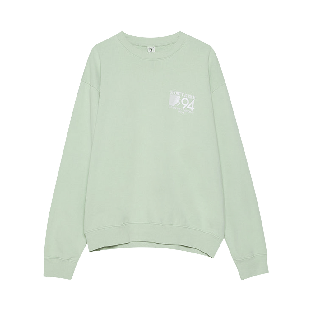 Buy Sporty & Rich 94 California Crewneck 'Sage/White