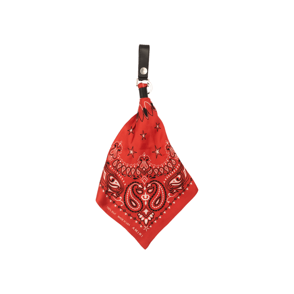 【定価4.4万】AMIRI BANDANA KEYCHAIN アミリ Amiri Rolling Stones Silk Bandana Keychain – Justin Reed