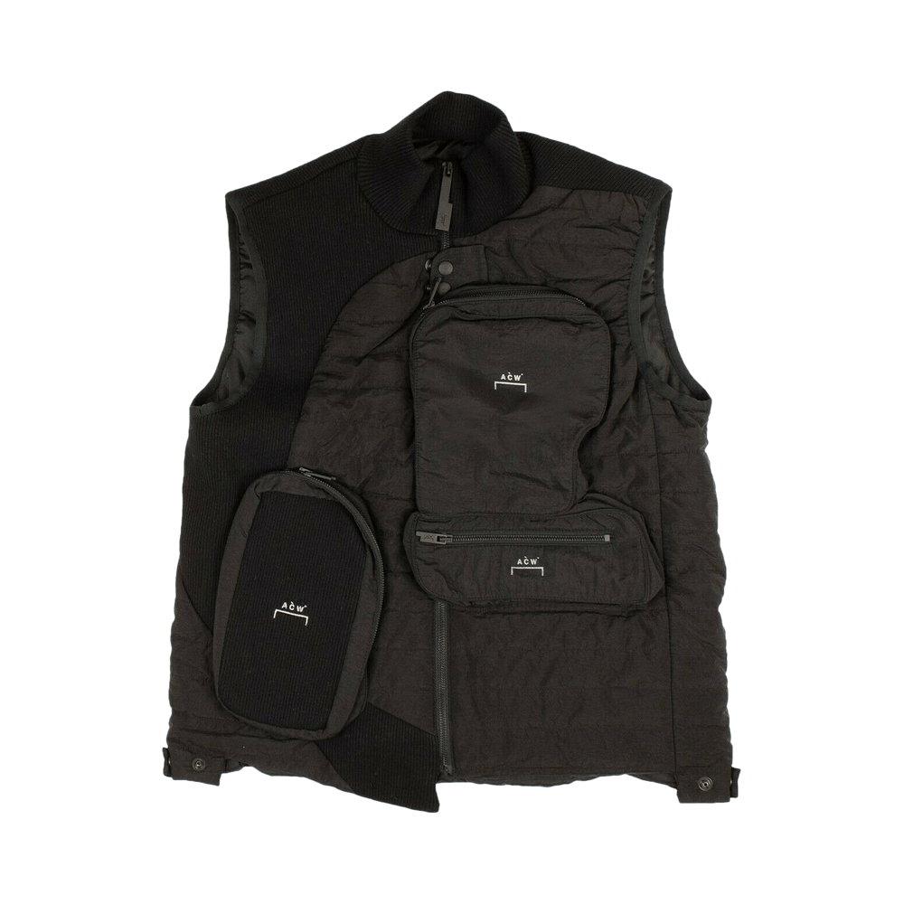 Buy A-Cold-Wall* Down Turtleneck Vest 'Black' - ACW MF19 CNB04 BLAC | GOAT