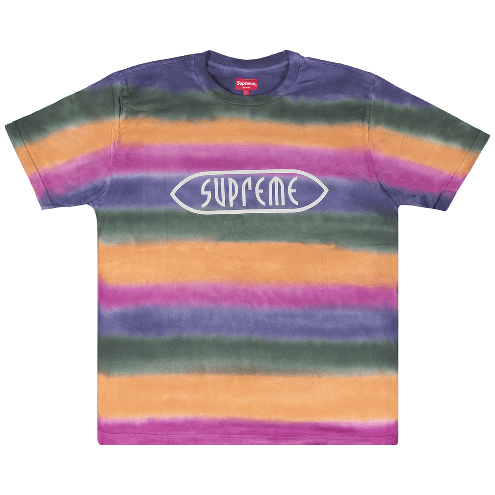 Buy Supreme Rainbow Stripe T Shirt Orange SS19KN35 ORANGE GOAT