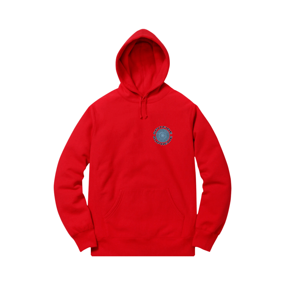 Buy Supreme Spitfire Hooded Sweatshirt Red SS18SW73 RED GOAT CA