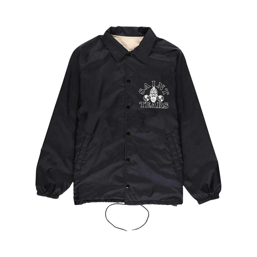 Buy Saint Michael Saint Tears Coach Jacket 'Black' - SM A22 0000