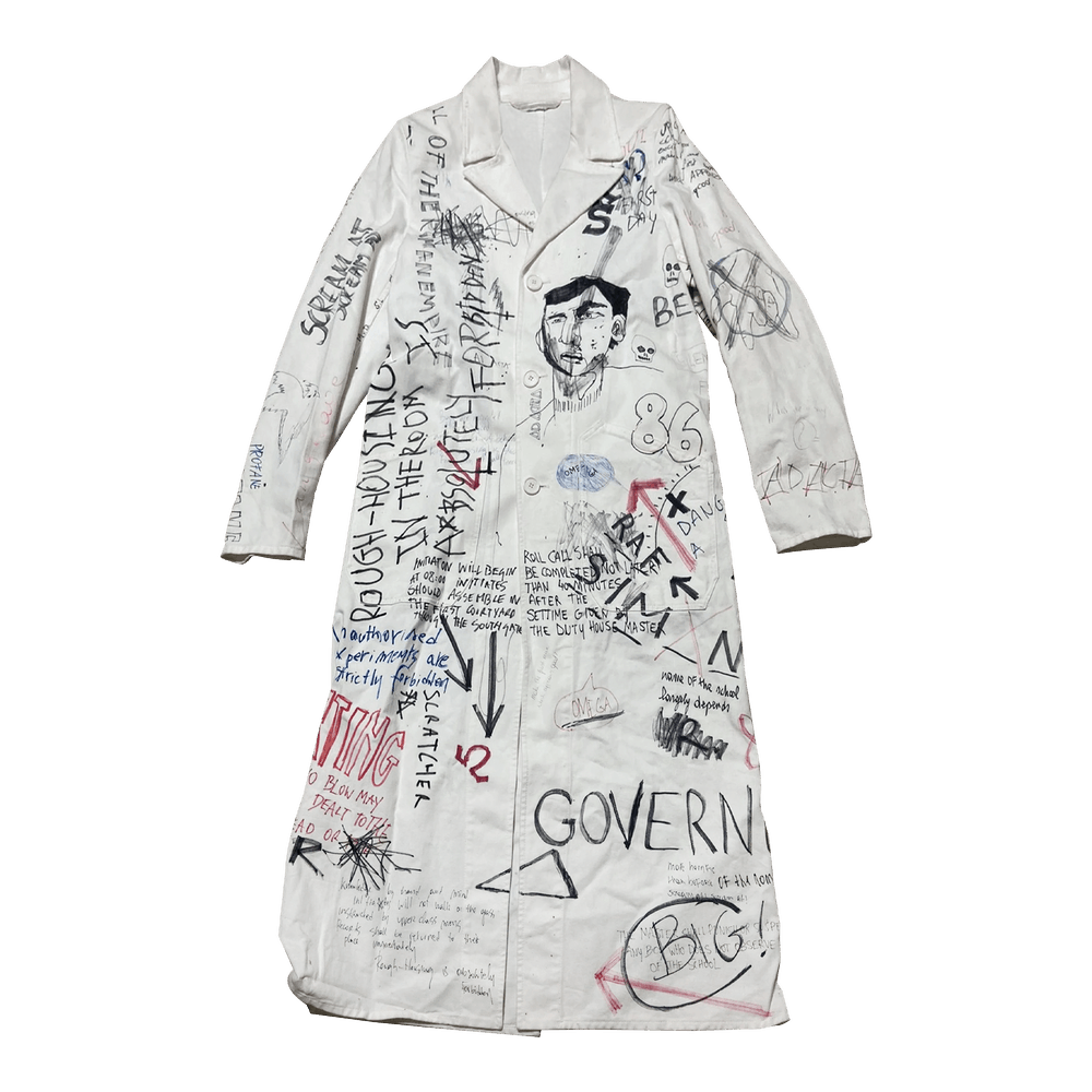 Raf simons graffiti lab coat deals