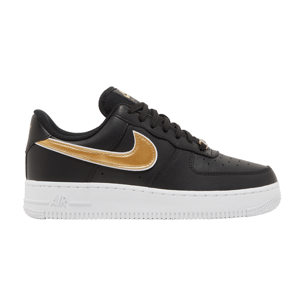 Nike air force discount 1 black metallic gold