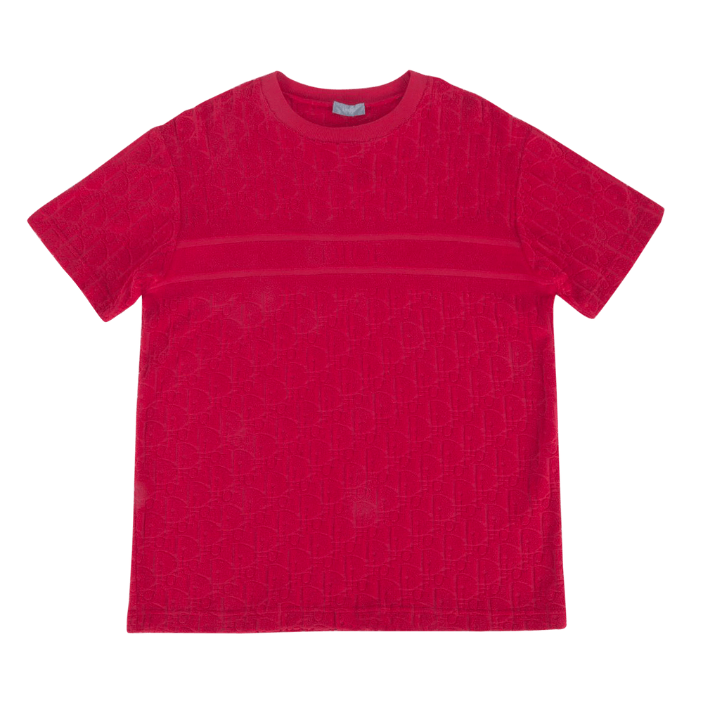 diorTシャツ Dior Air Jordan White Embroidered Logo Longsleeve Mockneck T