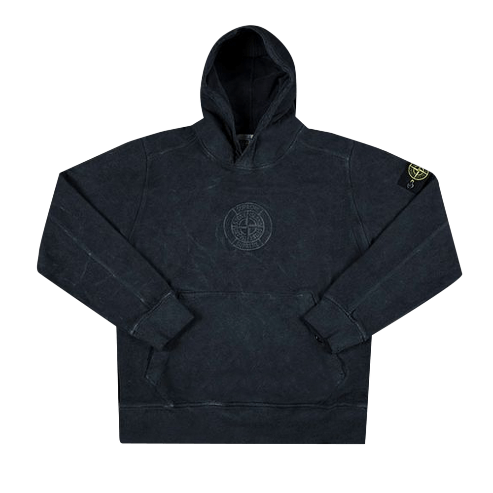 Supreme x Stone Island Hooded Sweatshirt 'Black'