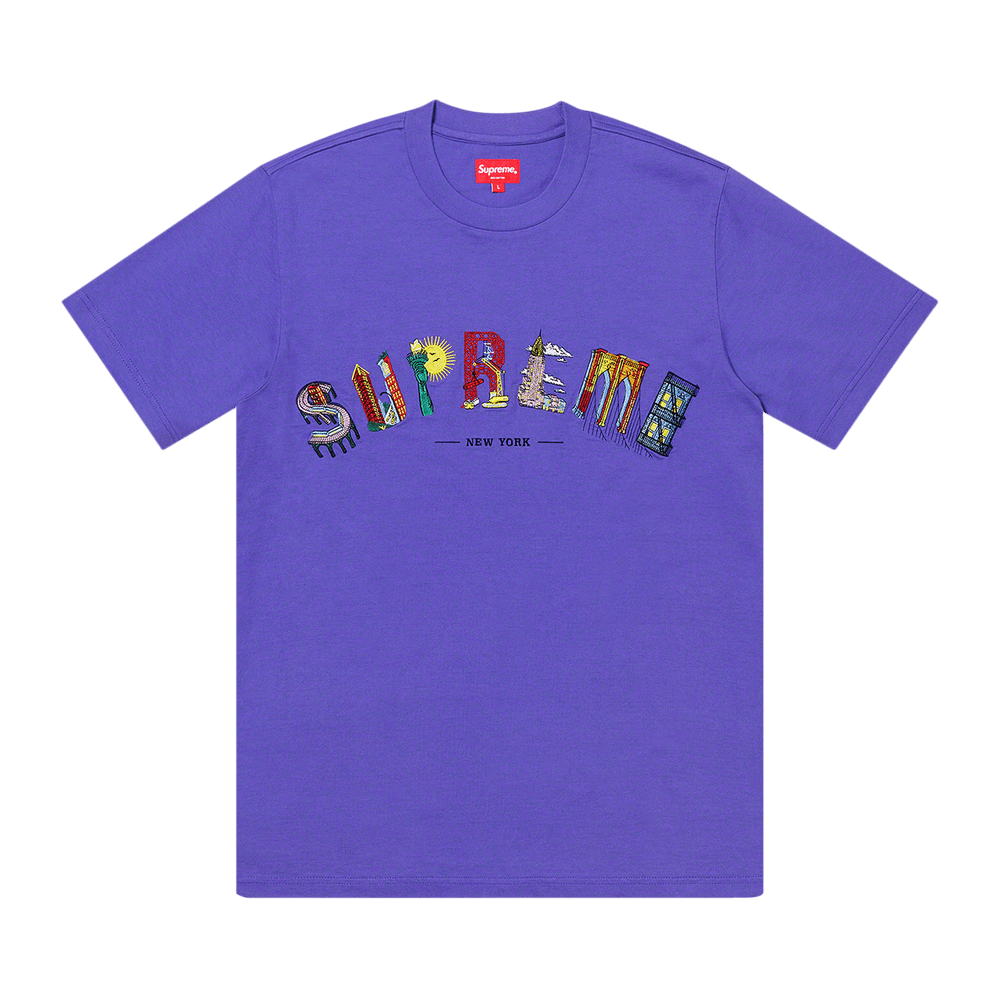 Buy Supreme City Arc Tee 'Purple' - SS19KN74 PURPLE | GOAT