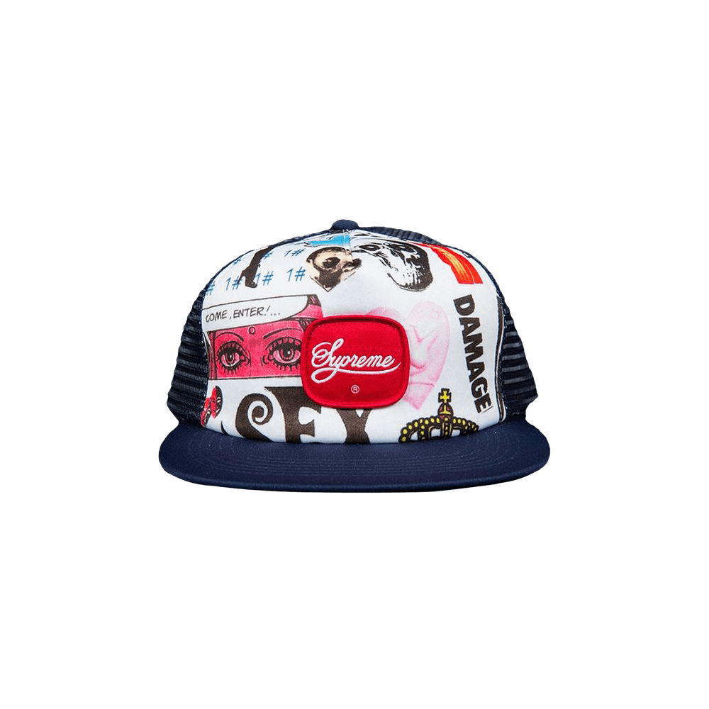 Buy Supreme Blood Lust Mesh Back 5-Panel 'Navy' - SS19H101