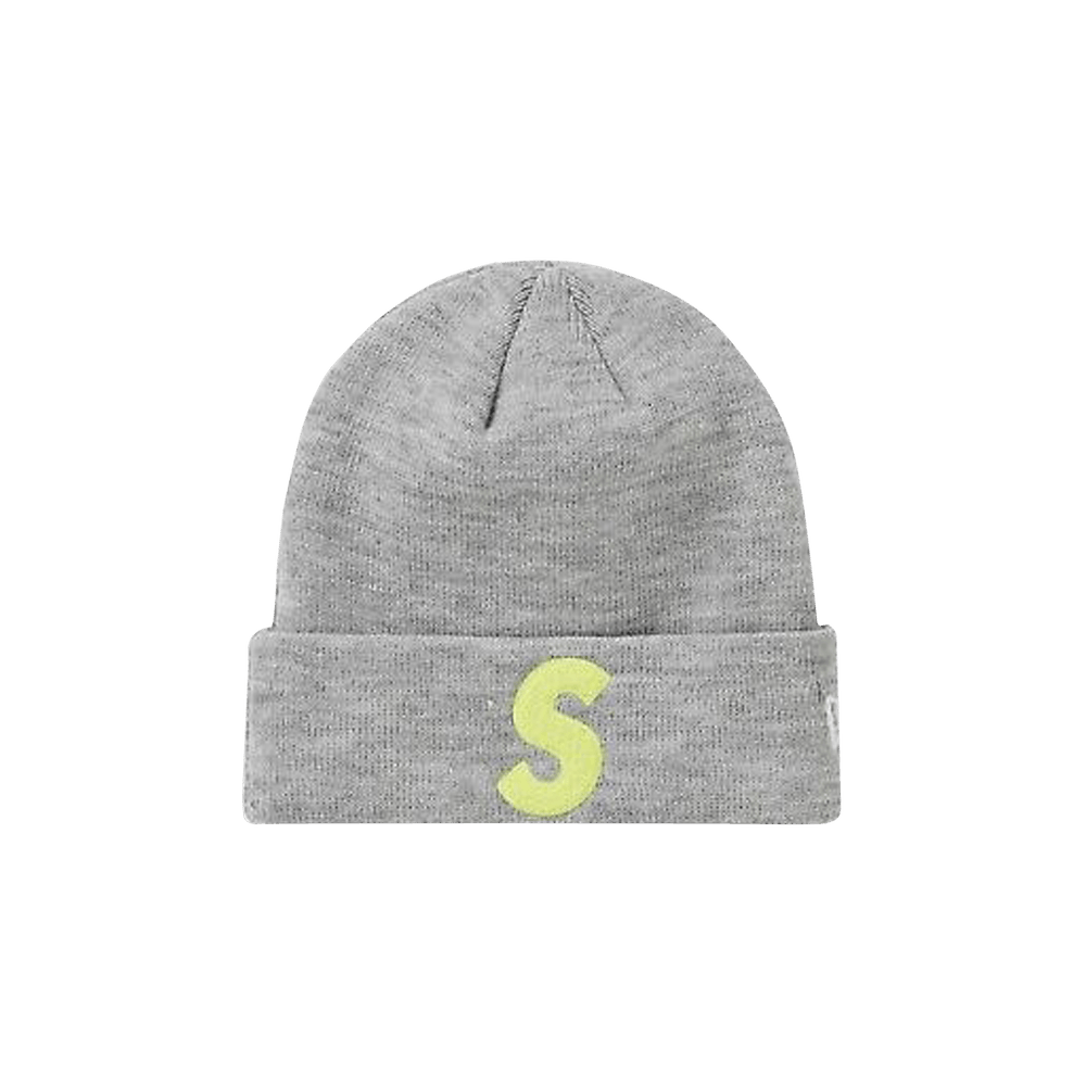 Buy Supreme x New Era S Logo Beanie 'Grey' - FW19BN27 GREY | GOAT IT