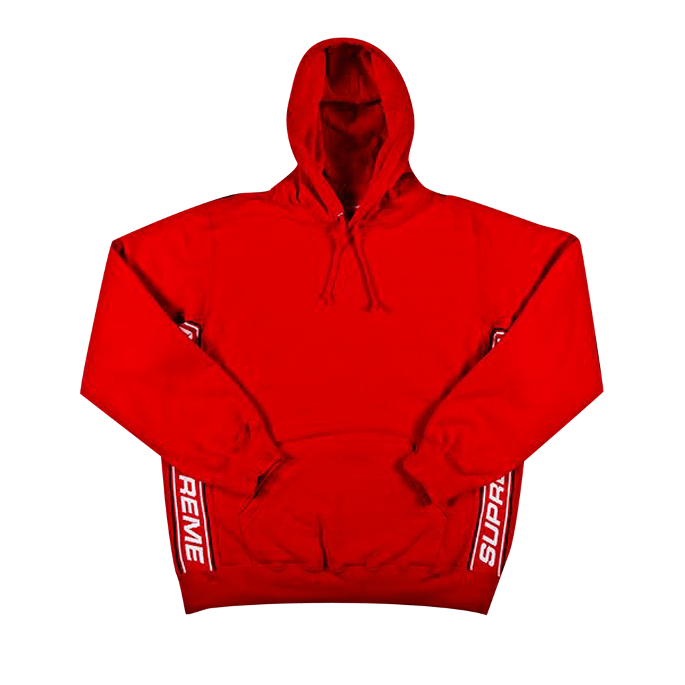 Supreme text rib hoodie cheap