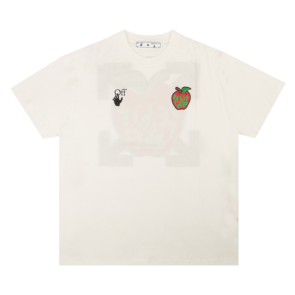 新品 LOGO OVERT-SHIRT with PEARL ホワイト JOSE MOON tシャツ JOSEMOON LOGO OVER TSHIRT with PEARL
