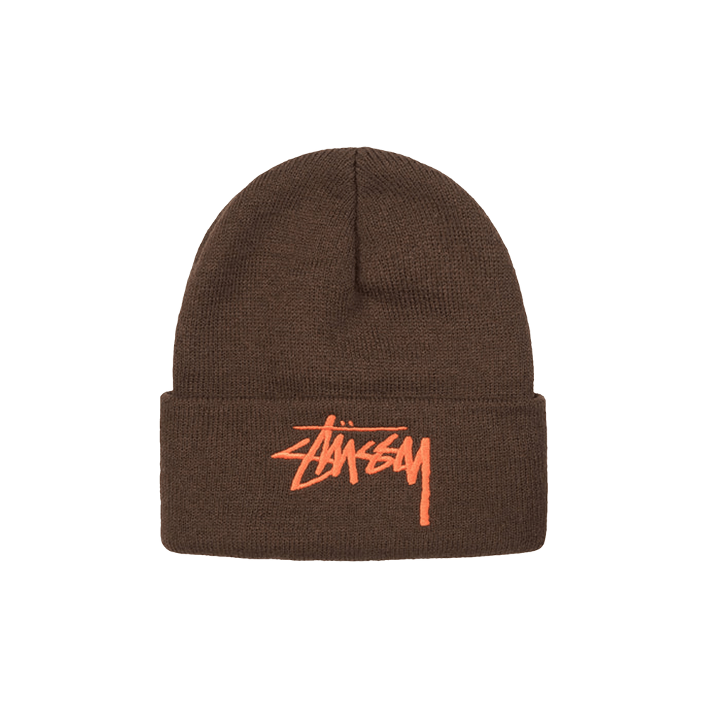 超特価SALE開催！ 'Brown' Beanie Cuff Stock Big Stussy Buy - GOAT | BROW 1321144 帽子