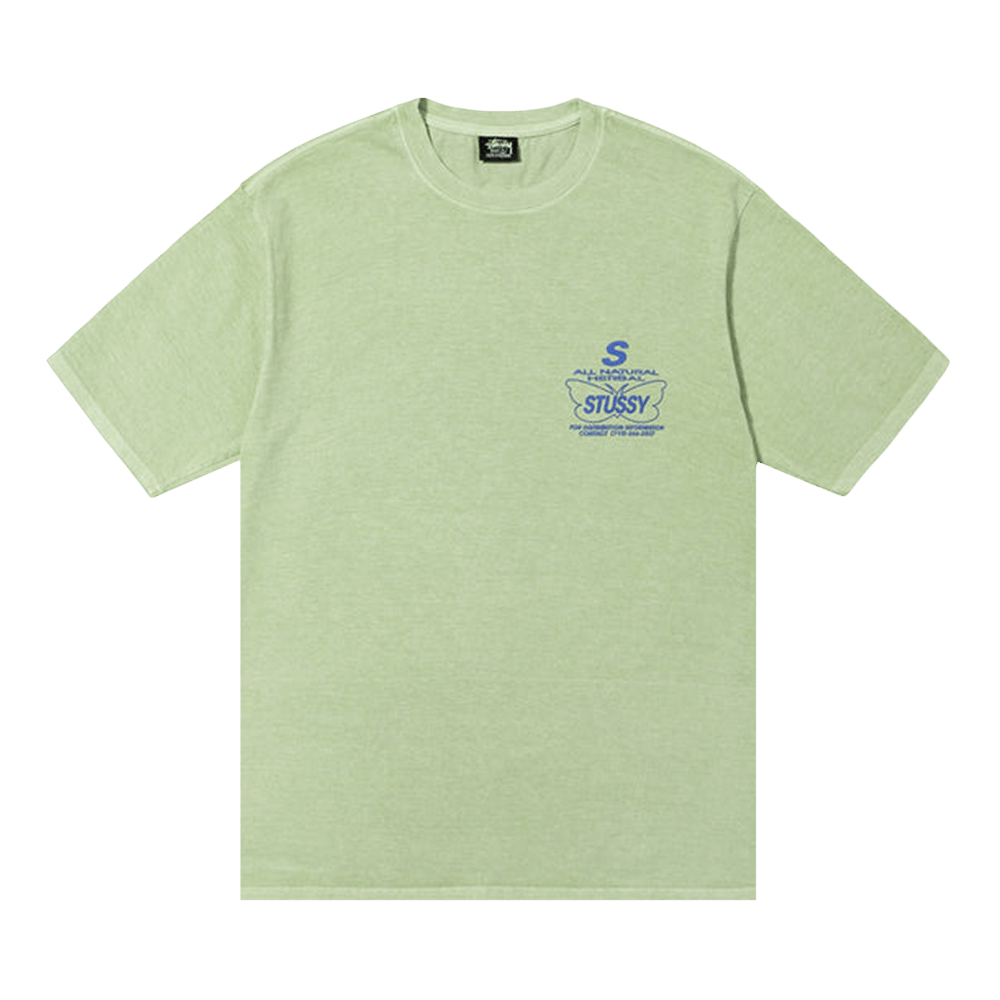 Buy Stussy All Natural Pigment Dyed Tee 'Sage' - 1904926 SAGE 