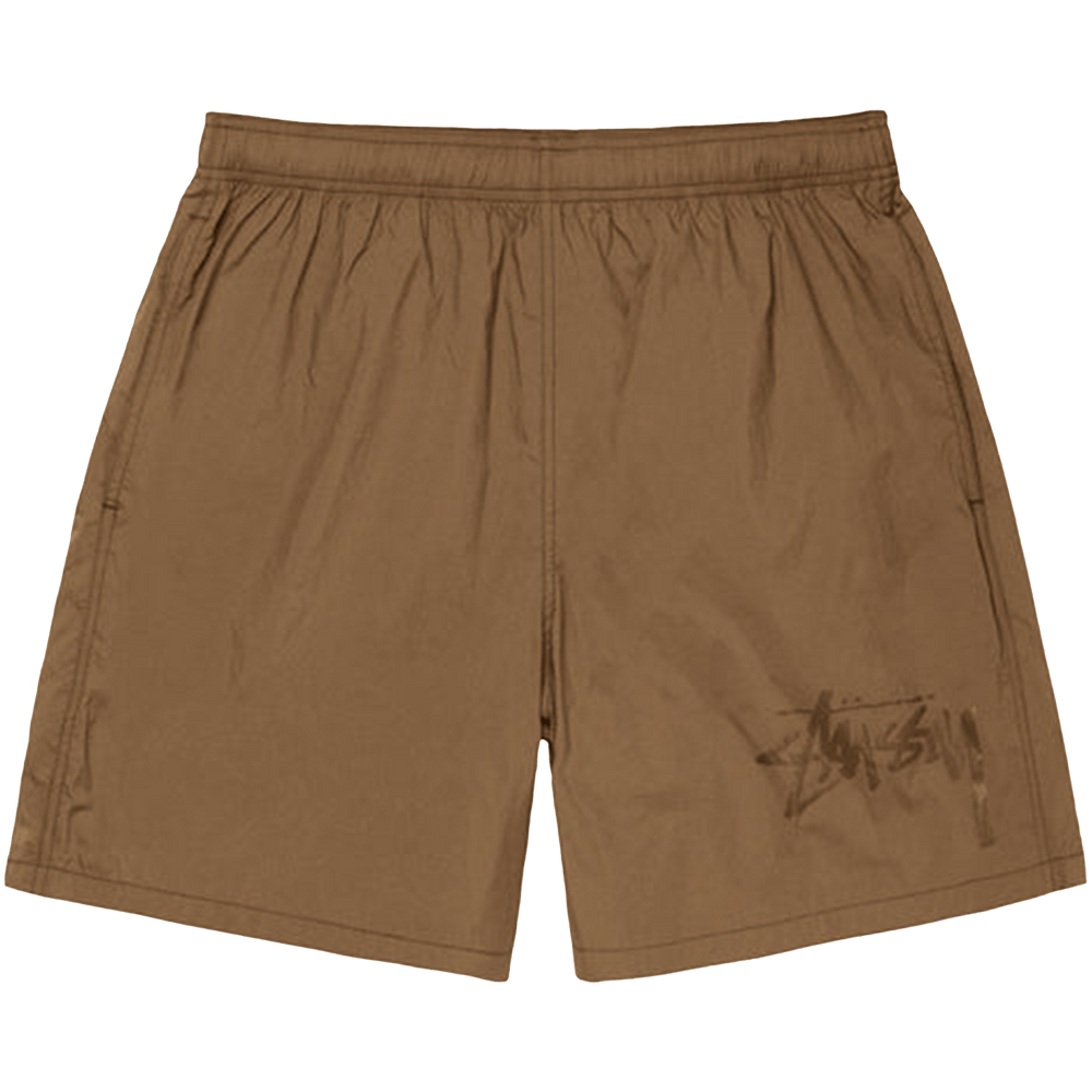 Buy Stussy Big Stock Nylon Short 'Gold' - 112289 GOLD | GOAT