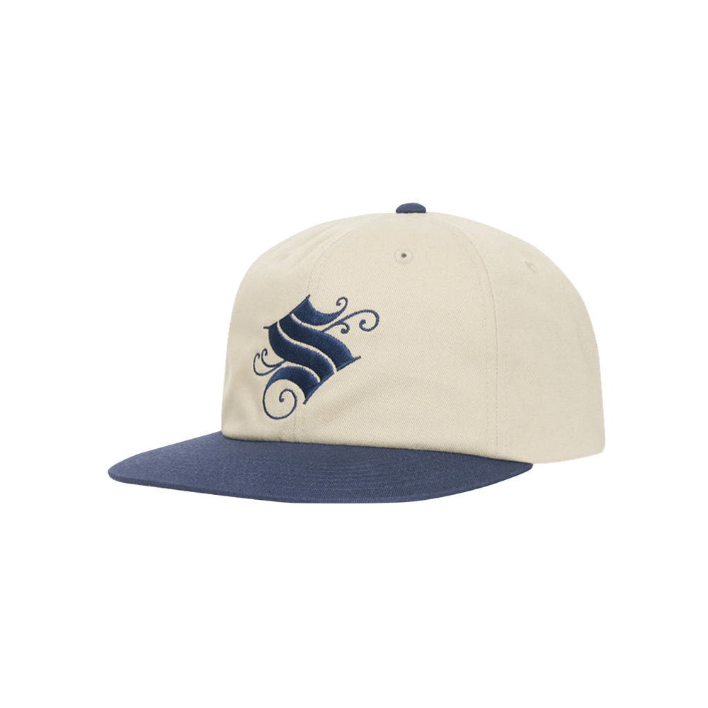 STUSSY PINSTRIPE CAP　カーキ　ワンサイズ キャップ 帽子 メンズ 【超新作】