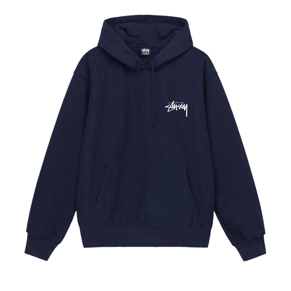 ★STUSSY★ Basic Zip Hoodie Navy 2024★追跡可 Basic Stüssy Zip Hoodie Pigment Dyed – Navy | Tee & Sweats