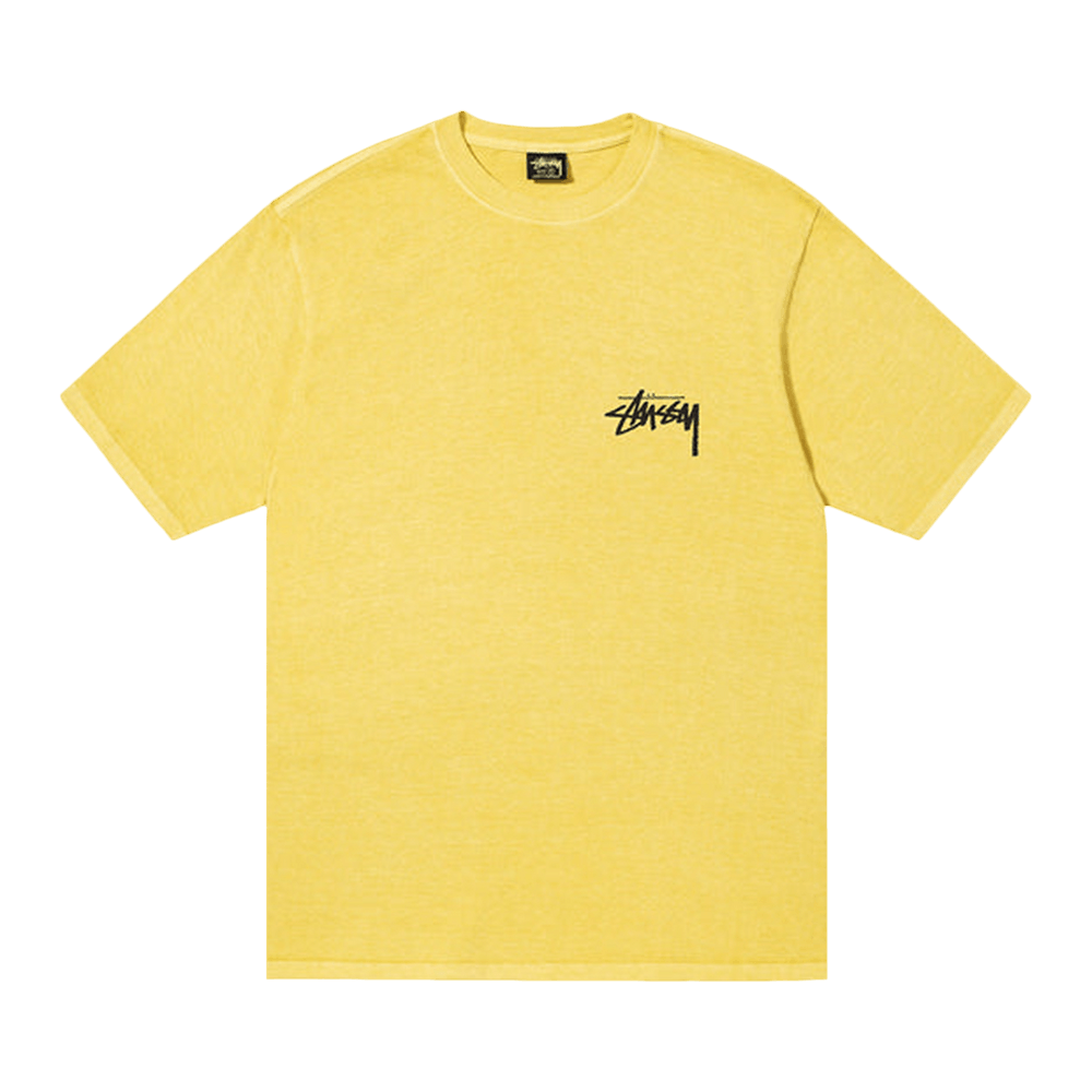 Buy Stussy Club Crown Pigment Dyed Tee 'Butter' - 1904854