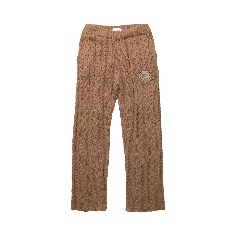 Can't Leave It Alone Brown Cable Knit Pants – Shop the Mint